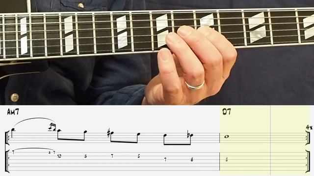 251 Lick in G (TAB) Jazz Guitar Lesson смотреть онлайн