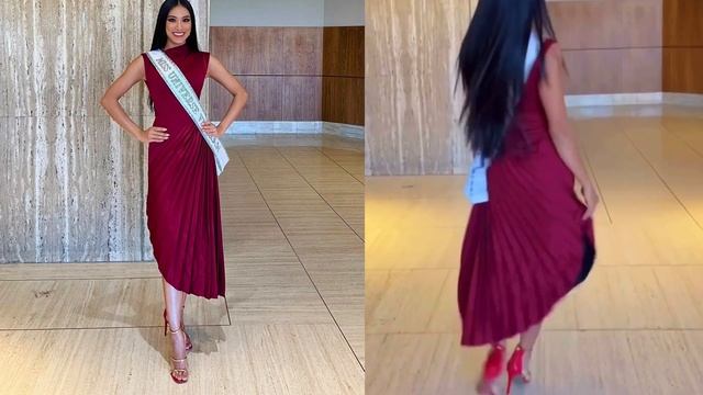 NGUYEN HUYN KIM DUYEN MISS UNIVERSE VIETNAM 2021 DAY 2 IN RED OUTFIT смотреть онлайн