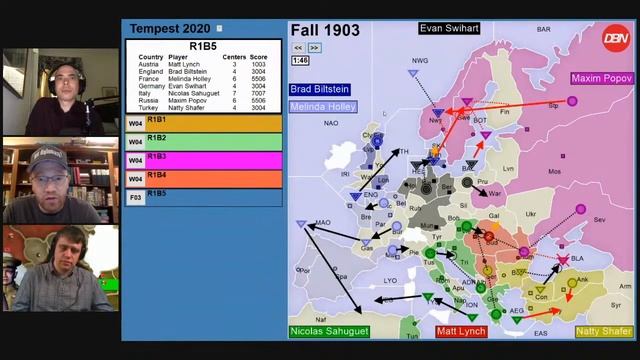 Replay | Tempest in a Teapot Diplomacy Tournament: Round 1 Game 5 смотреть онлайн