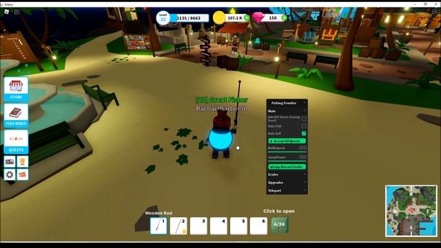 Roblox Fishing Simulator Script (AutoFish, AutoSell, AutoOpen Crates, AutoUpgrade) смотреть онлайн