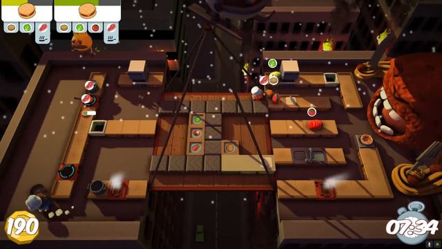 Кооперативное прохождение Overcooked. ФИНАЛ
