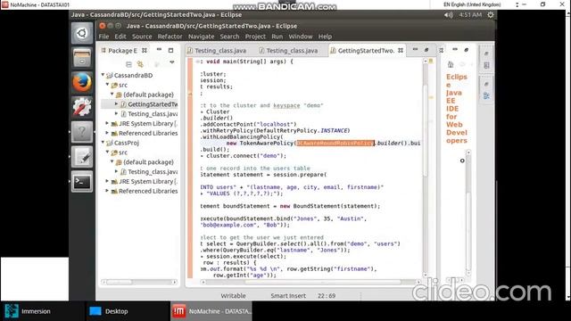 Connecting Cassandra with Java смотреть онлайн
