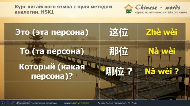 14 урок. Конкретизация предмета в китайском языке. смотреть онлайн
