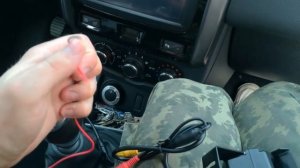 Беспроводная камера заднего вида.  Подключение, настройка, тест