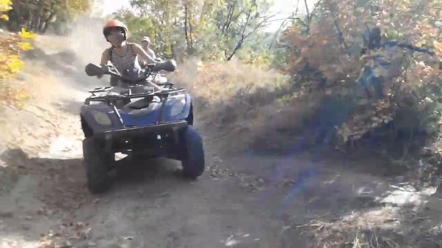 Покатушка на квадроциклах в Запорожье 27.09.2015 (Linhai 200) смотреть онлайн