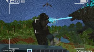 Minecraft Godzilla event (Godzilla vs Kong)