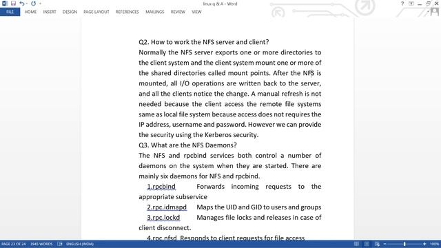 Red Hat Linux 6/7 Ques and Ans /NFS Q and A/Jyothi IT Solutions/ смотреть онлайн