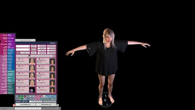 Урок 10. Virt A Mate. Одежда - снять, одеть. Волосы. Цвет кожи. Текстуры дефолтные