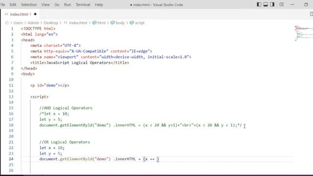 Web Development - Lecture-16 | JavaScript Logical Operators in Hindi | JavaScript смотреть онлайн