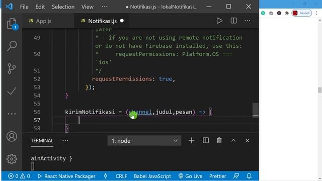 5 LANGKAH: LOCAL PUSH NOTIFICATION REACT NATIVE ANDROID смотреть онлайн