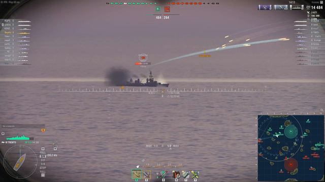 Полубронебойки - что подожгут раньше, противника или тебя? - World of Warships смотреть онлайн