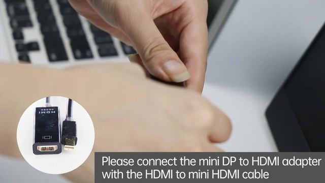 How to connect the monitor to device with miniDP/Thunderbolt port(e.g. Old MacBook, Surface) смотреть онлайн