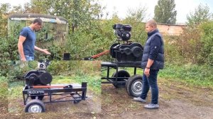 Дровокол Редукторный с бензиновым двигателем модель ДРБ7-1РС