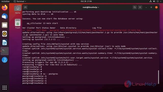 How to install PostgreSQL on Ubuntu 21.04 смотреть онлайн