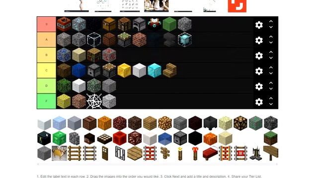 Ranking Minecraft blocks (Minecraft block tier list) смотреть онлайн