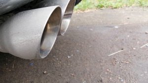 Звук раздвоенного выхлопа на паджеро спорт 3