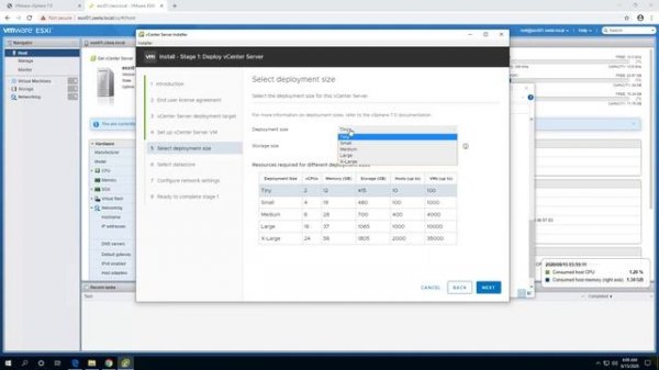 Установка VMware vCenter Server Appliance 7