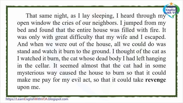Learn English Through Story - The Black Cat by Edgar Allan Poe смотреть онлайн