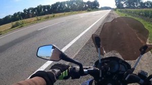 Мотопутешествие на мотоцикле с палаткой 1ч.