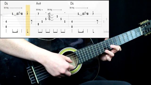 Nujabes - Aruarian Dance (Guitar Only) (Play Along Tabs In Video)