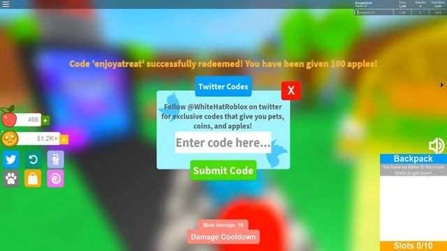 Blob Simulator в Roblox| КОДЫ