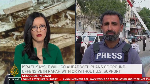 Palestinians in Gaza hope for a truce announcement смотреть онлайн