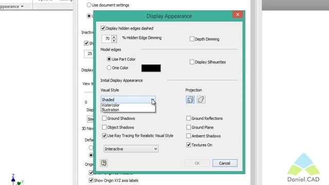 Autodesk Inventor 2015 | Configurando Initial Display Appearance смотреть онлайн