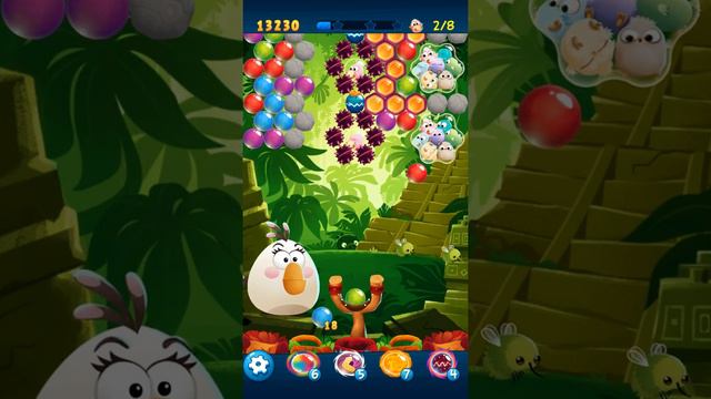 Angry Birds POP Bubble Shooter - Level 178 Gameplay Android смотреть онлайн