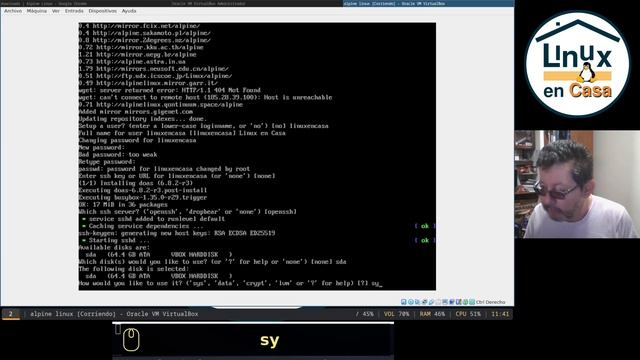 Alpine Linux con Escritorio XFCE [Primeras pruebas en VirtualBox] смотреть онлайн
