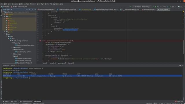 Spring-boot + Jooq application смотреть онлайн