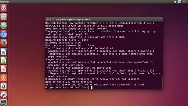 Linux Command Line Tutorial For Beginners 34 apt get command to Install Software 3 смотреть онлайн