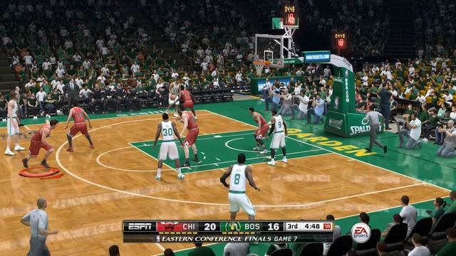 EA Sports NBA Live 15 - Bulls vs Celtics - "Down to the Wire" смотреть онлайн