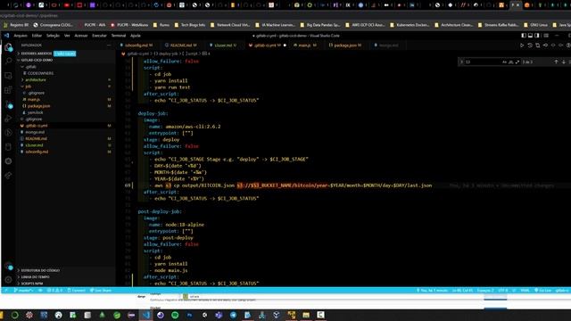 Pipeline Gitlab CI/CD - Integrando com S3 e MongoDB #gitlab #s3 #aws смотреть онлайн