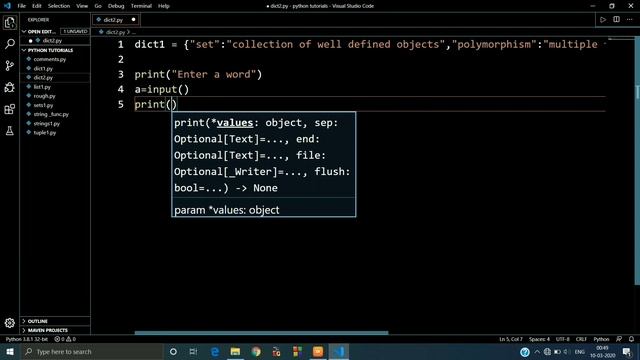 A Simple Dictionary in Python #14 || Python Tutorials for Absolute Beginners || || Jeevan Upreti || смотреть онлайн