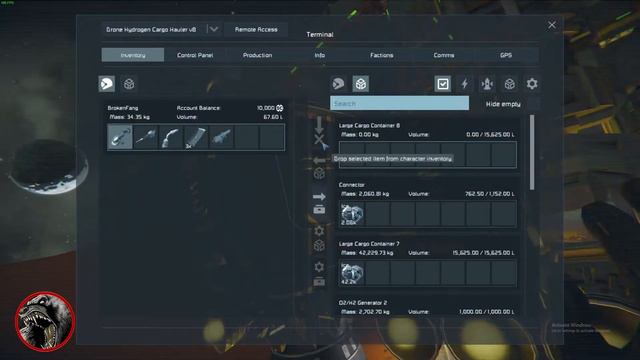 Space Engineers - Drone Cargo AI problem solving part 2 смотреть онлайн