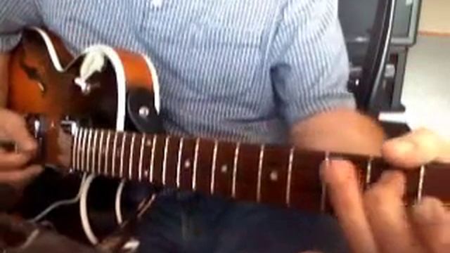 Blues Shuffle with a Gibson ES-135 смотреть онлайн