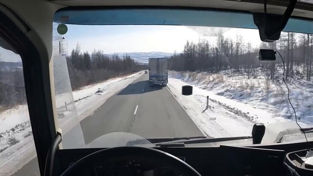 Якутия едем на погрузку.VOLVO FH 540 POV
