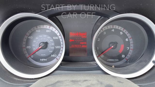 How to reset PERIODIC INSPECTION service on LANCER and OUTLANDER 2007 - 2017 смотреть онлайн