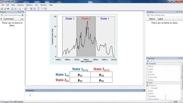 Markov-switching models in Stata смотреть онлайн