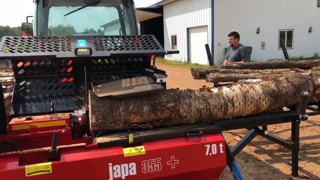 Japa 355 firewood processor overview / quick run смотреть онлайн