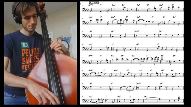 Ray Brown Bass Line Transcription - Sometimes I'm Happy смотреть онлайн