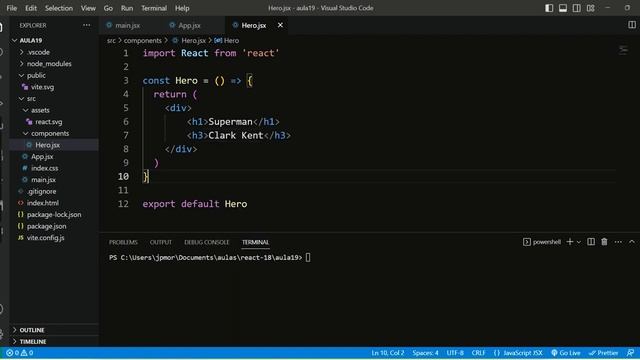 Aprenda React #19. props revisitado. смотреть онлайн