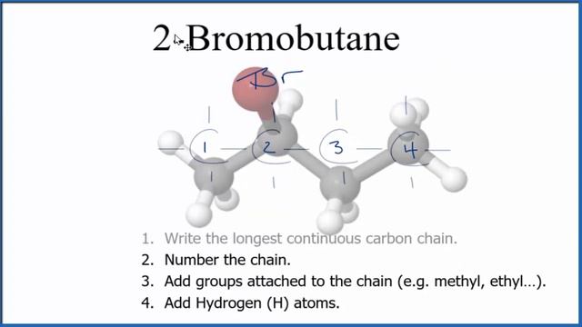 How to Write the Structural Formula for 2-Bromobutane смотреть онлайн