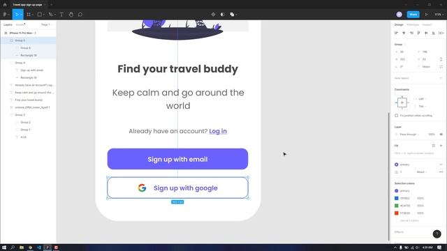 How to Design Sign Up Page Using Figma | Figma Design Tutorial смотреть онлайн
