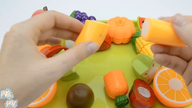 Фрукты и овощи для детей на английском языке Найди половинку смотреть онлайн