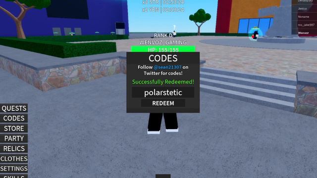 *SECRET* UPDATE! CHARACTER* CODES! [5X STATS] A Hero's Destiny ROBLOX смотреть онлайн