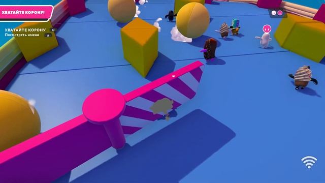 Fall Guys "напарники" 1-е место смотреть онлайн