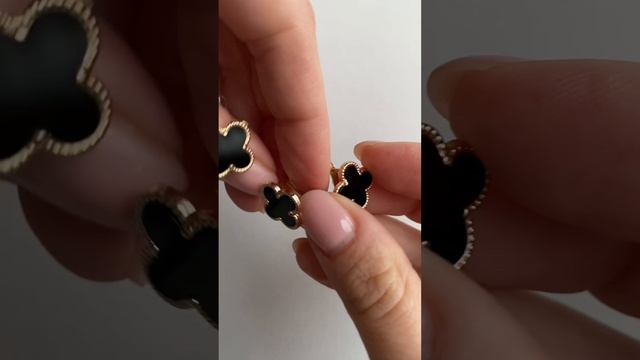 Золотые серьги и кольцо Ван Клиф смотреть онлайн