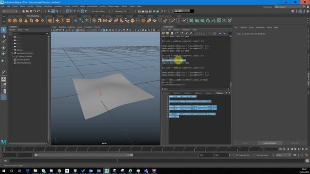 Python for Maya Notes 03: Getting the XYZ position of a UV point on a surface. смотреть онлайн