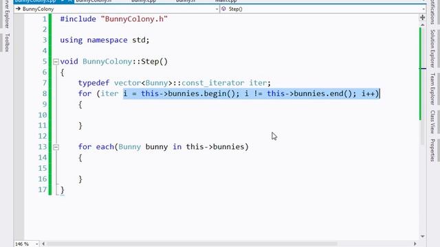 OOP 2 2 Multi file classes, basic bunny implementation смотреть онлайн